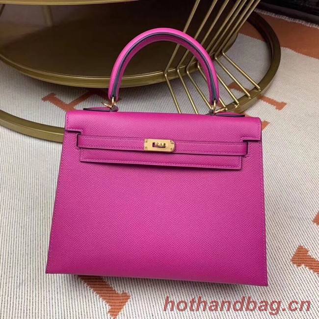 Hermes original Kelly Epsom Leather KL32 rose