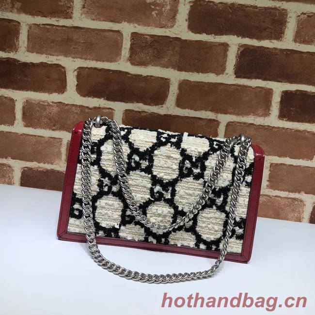 Gucci Dionysus GG Original tweed Shoulder Bag  400249 white