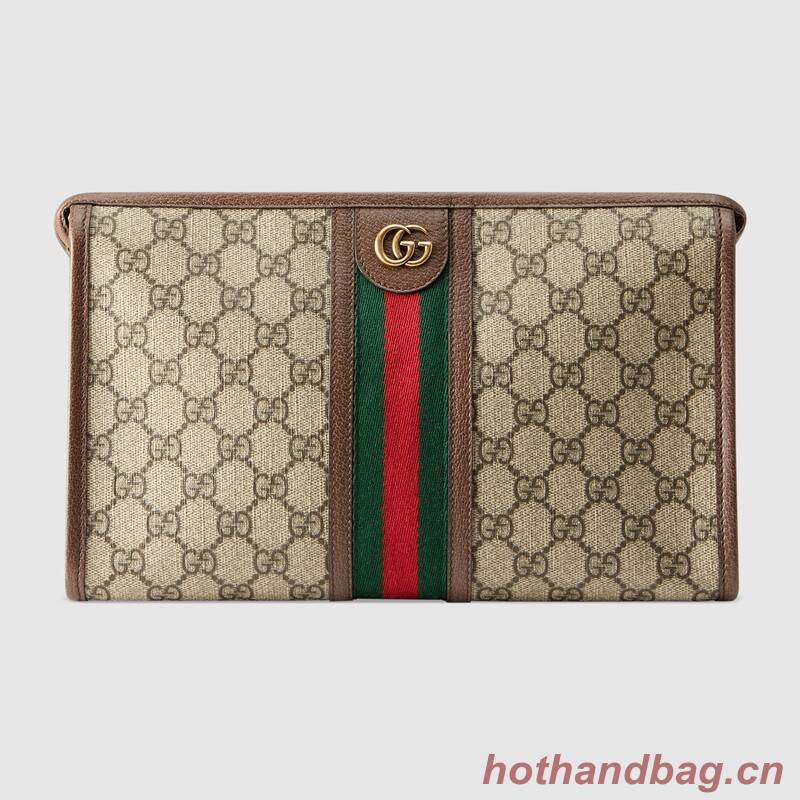 Gucci Ophidia series GG wash bag 598234 brown 