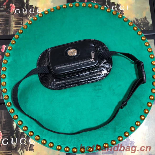 Gucci GG Original Leather belt bag 575857 black