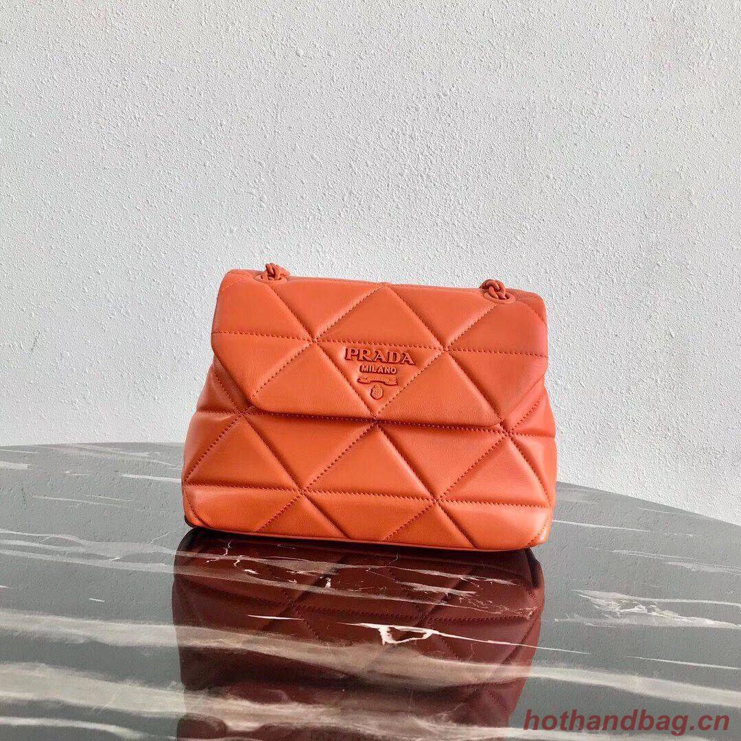 Small Prada Spectrum shoulder bag 1BD233 Orange