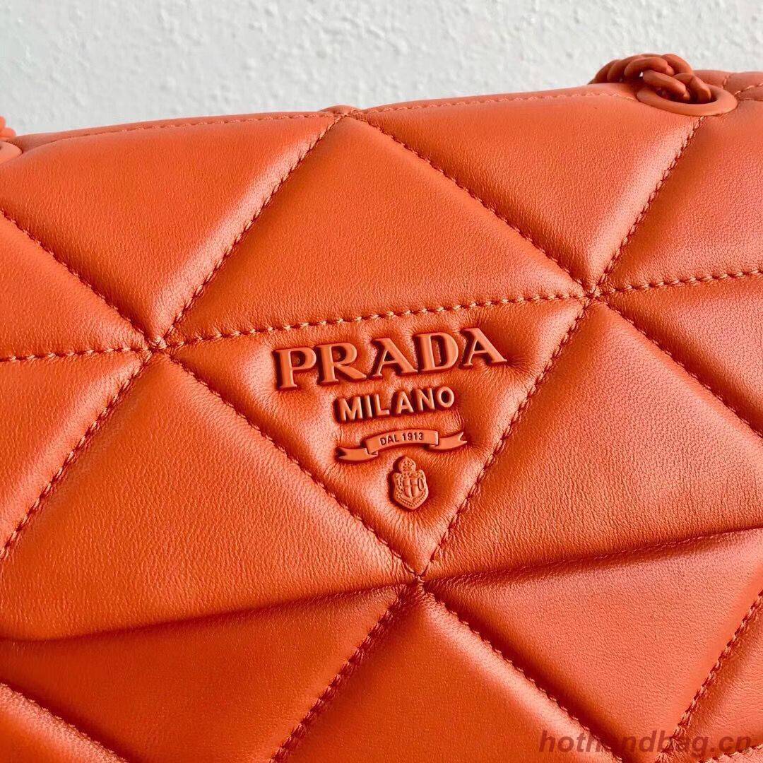 Small Prada Spectrum shoulder bag 1BD233 Orange