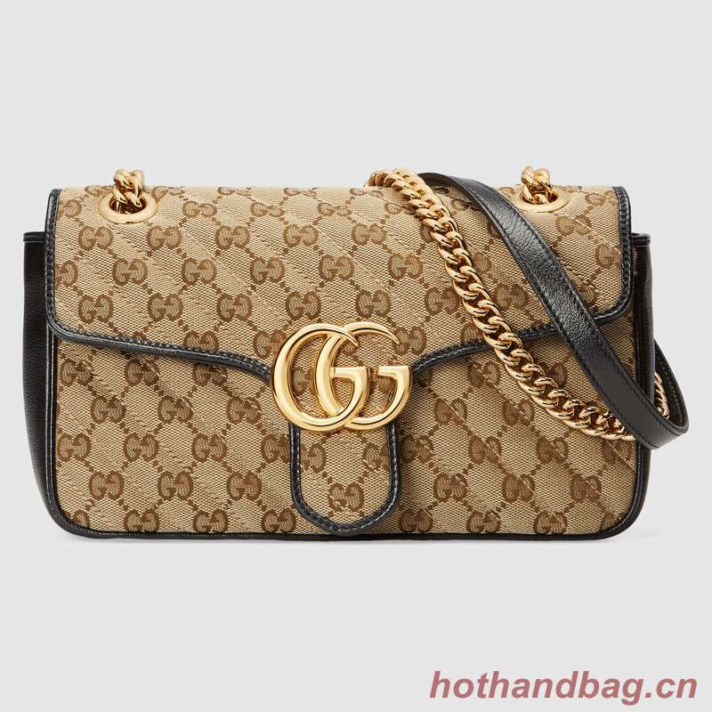 Gucci GG Marmont small shoulder bag 443497 black 