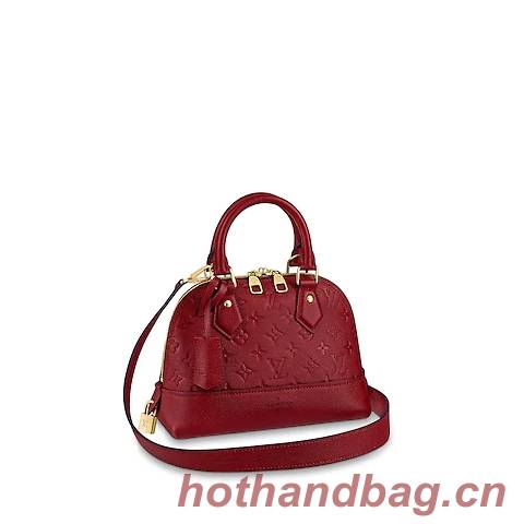 Louis Vuitton Original Monogram Empreinte NEO ALMA BB M44866 Cherry Berry