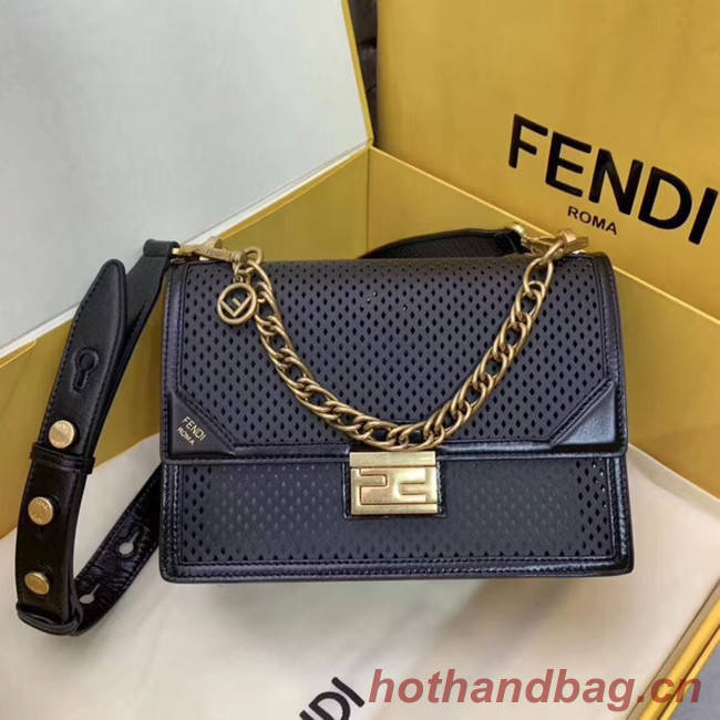 Fendi KAN U leather bag 8BT313 Royal