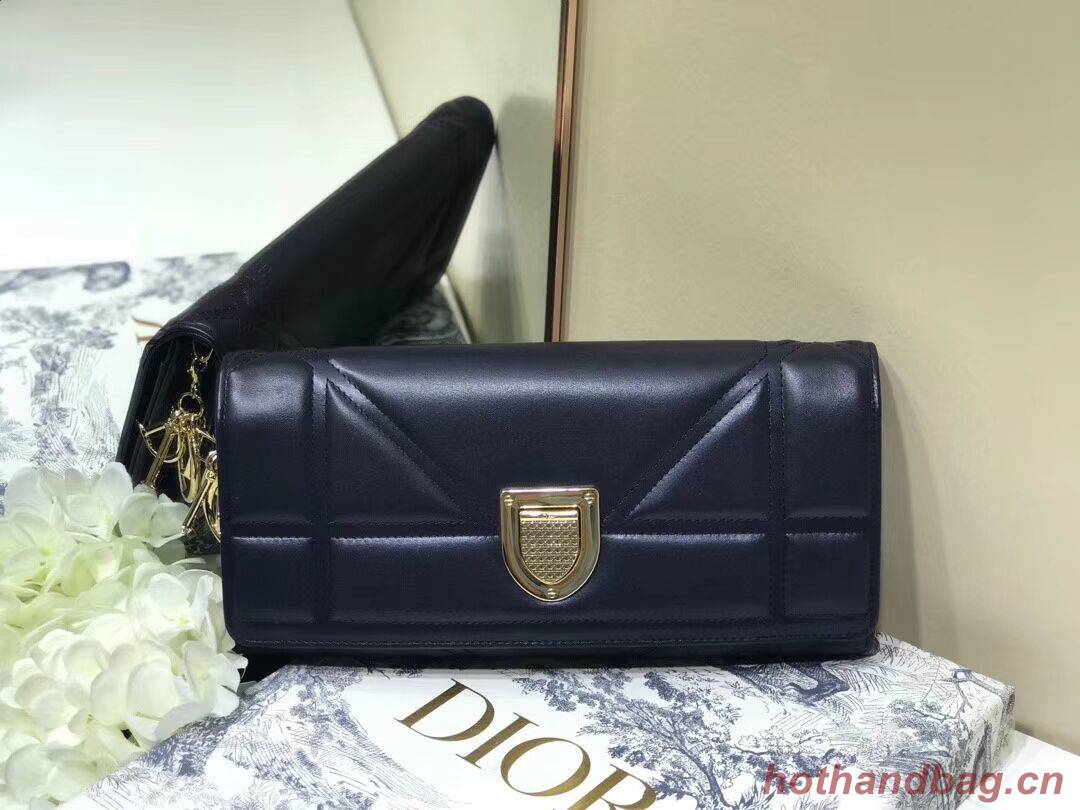 DIOR CLUTCH  gold-tone metal C1040A black