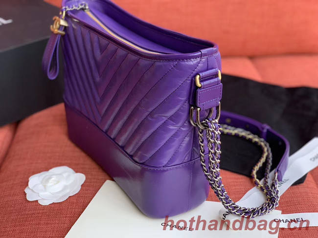 Chanel gabrielle hobo bag A93824 purple