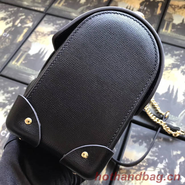 Gucci Padlock GG small bamboo shoulder Backpack 603221 black