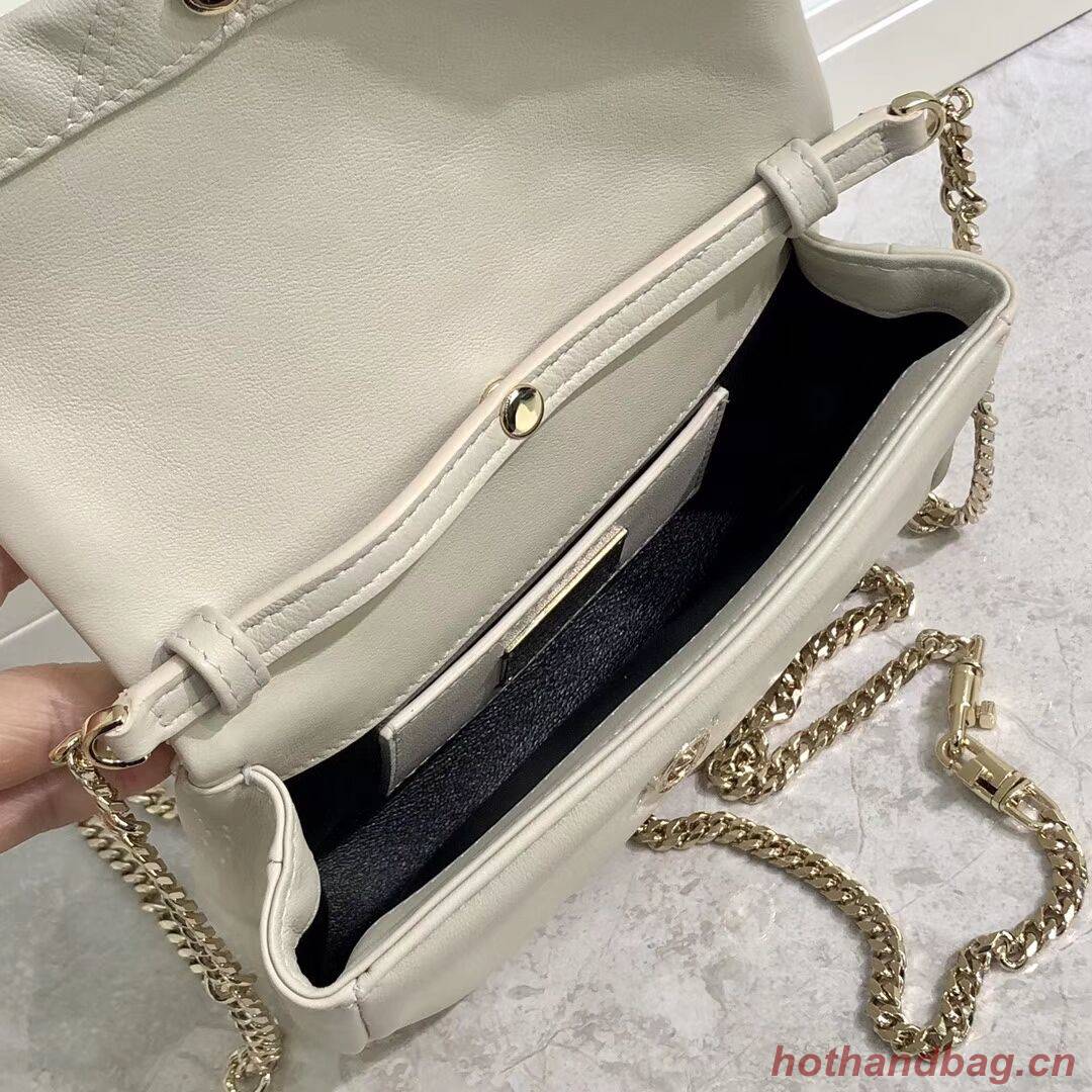 BVLGARI Shoulder Bag Calfskin Leather B288760 cream