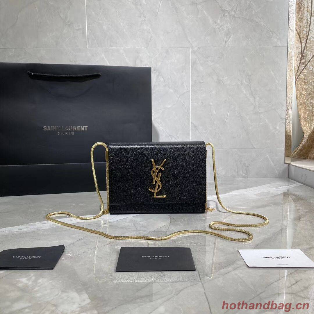 Yves Saint Laurent Kate mini Original leather Shoulder Bag Y593122 Black