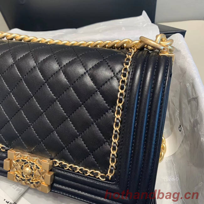 BOY CHANEL flap bag A67086 black