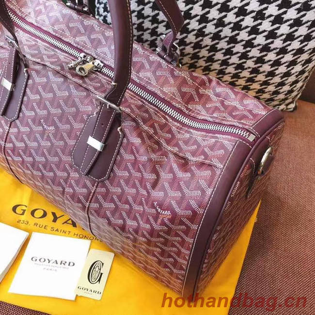 Goyard Canvas Travel bag 6958 Wine