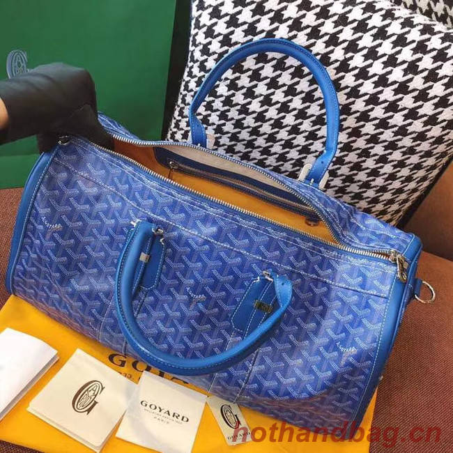 Goyard Canvas Travel bag 6958 blue