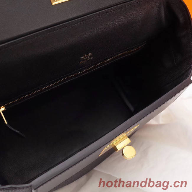 Hermes Kelly togo Leather Tote Bag H2424 black