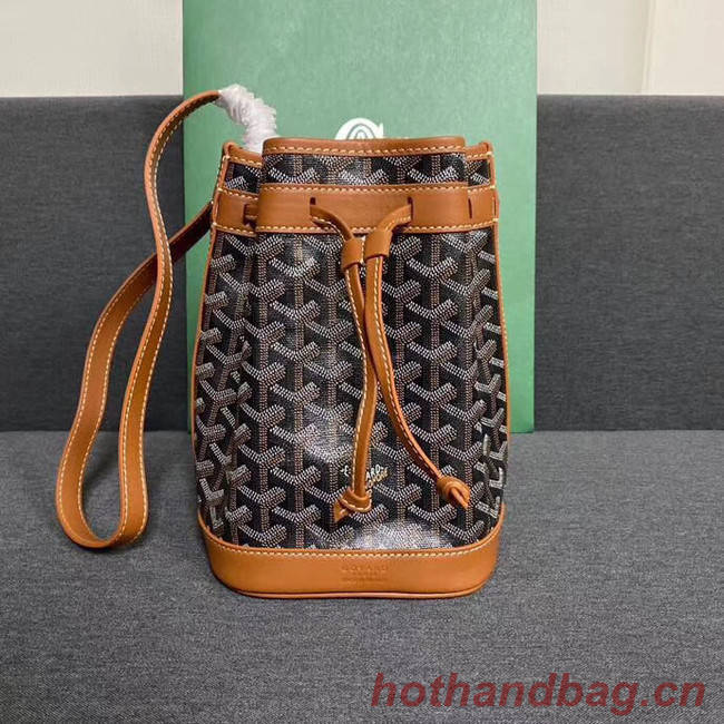 Goyard petit flot drawstring Bag G6959 black&brown