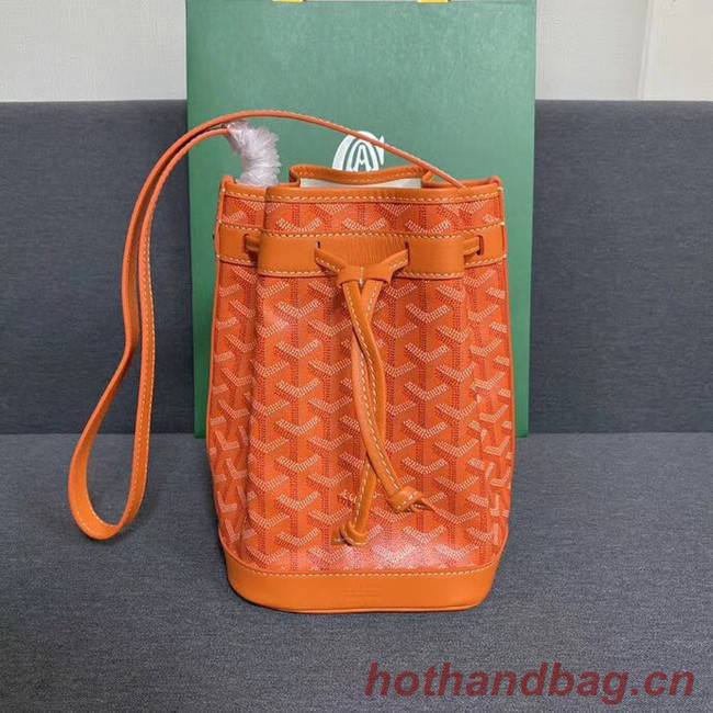 Goyard petit flot drawstring Bag G6959 orange