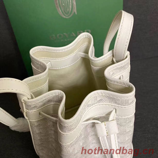 Goyard petit flot drawstring Bag G6959 white