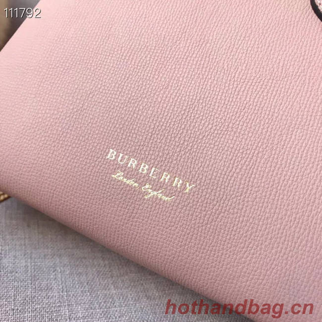 BurBerry Leather Tote Bag 7461 pink