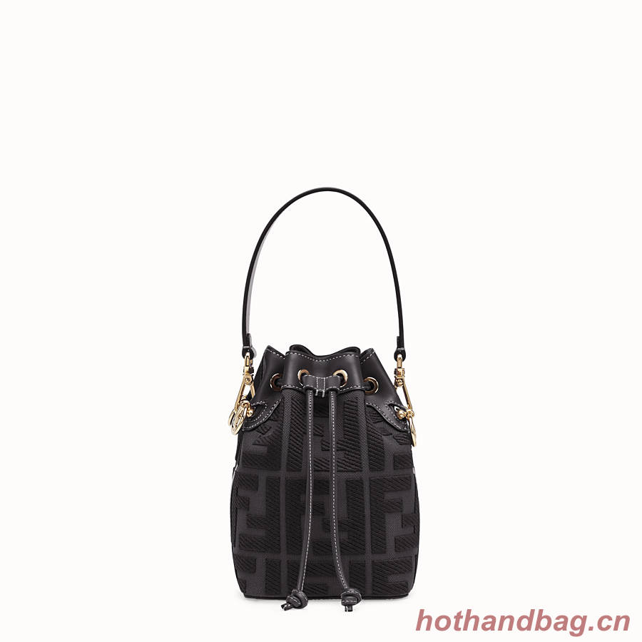 FENDI MON TRESOR Mini bag in black canvas 8BS010