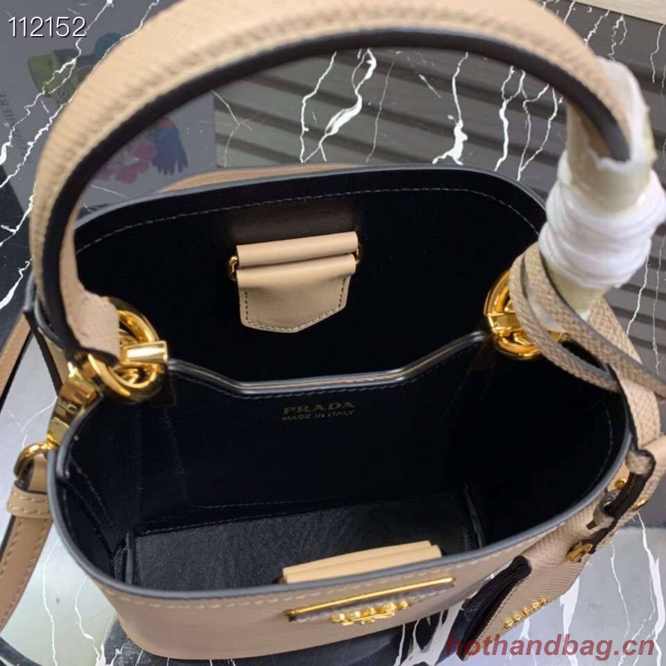 Prada Panier small Original Saffiano Bag 1BA217 Apricot