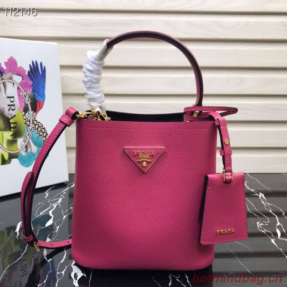 Prada Panier small Original Saffiano Bag 1BA217 Rose