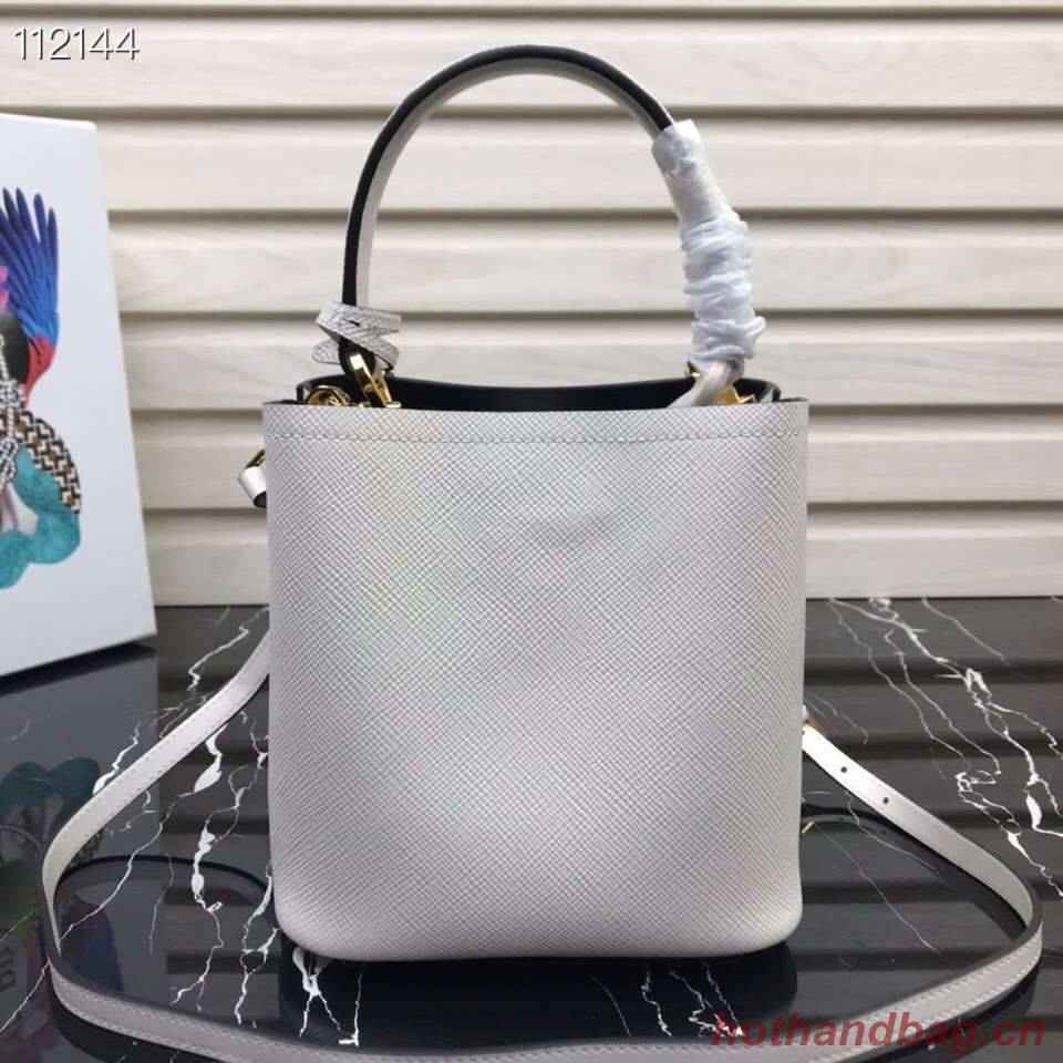 Prada Panier small Original Saffiano Bag 1BA217 White