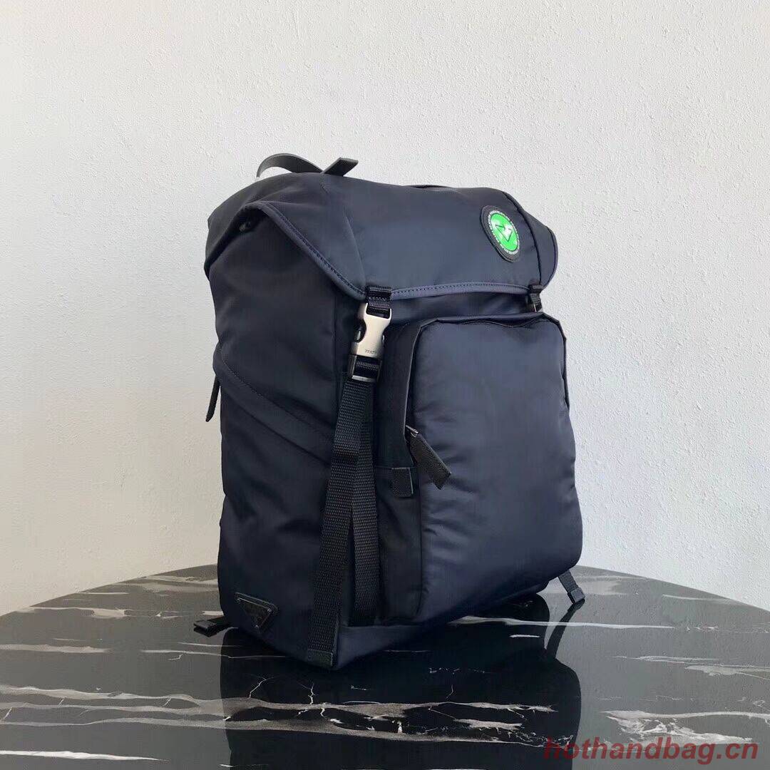 Prada Re-Nylon backpack 2VZ135 black&green