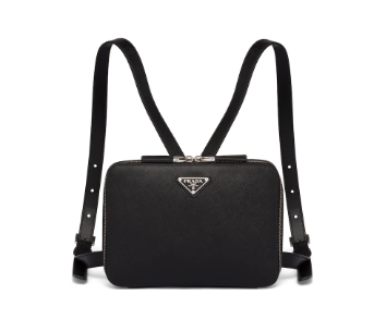 Prada Saffiano leather backpack 2VZ038 black