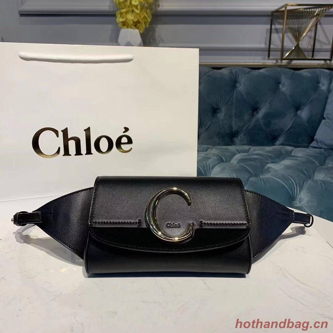 Chloe Original Leather Belt Bag 3S036 black