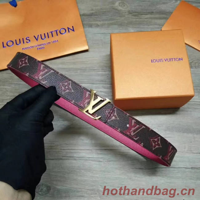 Louis Vuitton Leather Belt M0202W 30MM