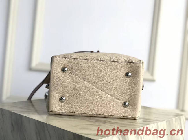 Louis Vuitton original Mahina Leather MURIA M55800 Creme Beige