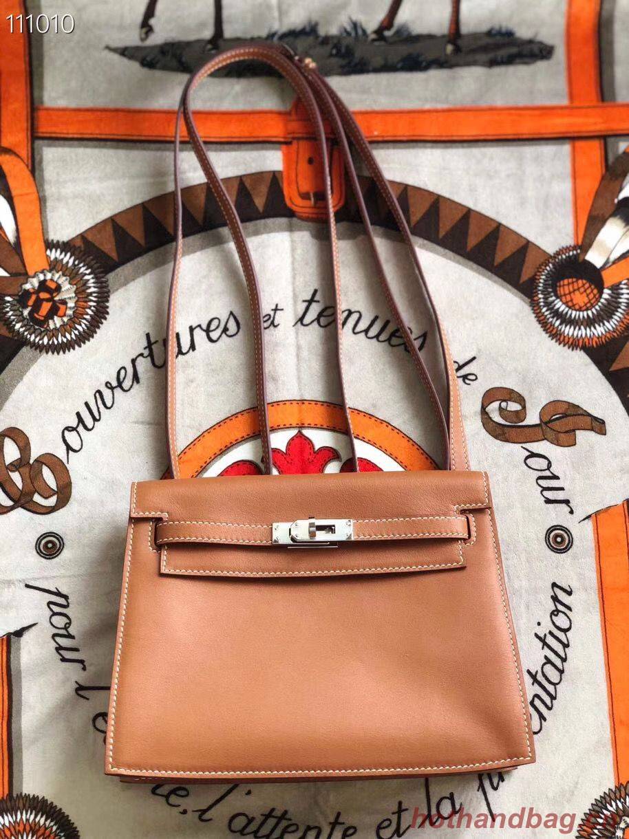 Hermes Kelly Danse Original Leather 22CM KL22 Brown