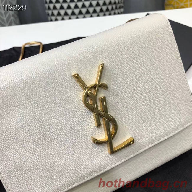 Yves Saint Laurent Kate mini Original leather Shoulder Bag Y593122 white