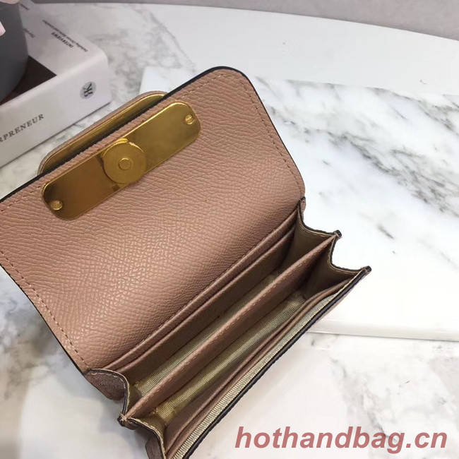 VALENTINO Origianl leather Card Holder 062 pink