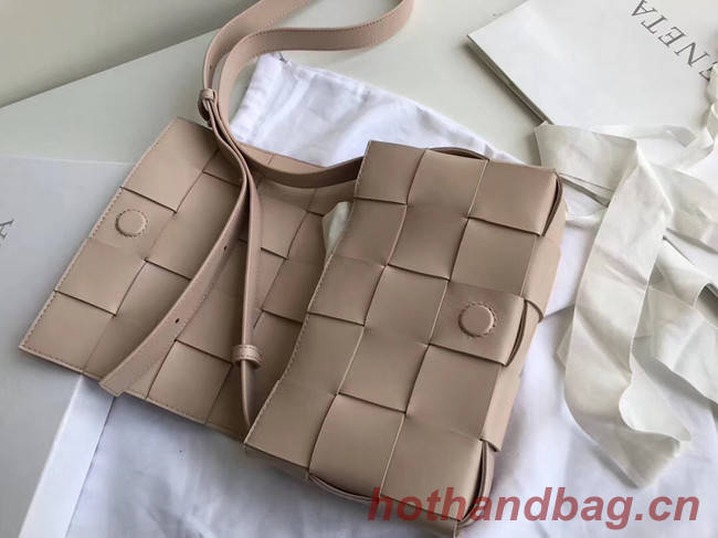 Bottega Veneta Sheepskin Weaving Original Leather 578004 Nude