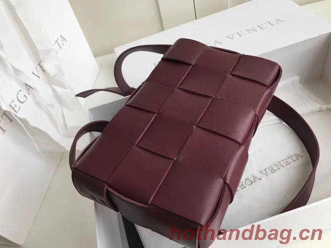 Bottega Veneta Sheepskin Weaving Original Leather 578004 Wine