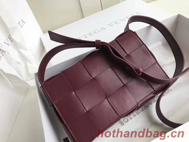 Bottega Veneta Sheepskin Weaving Original Leather 578004 Wine