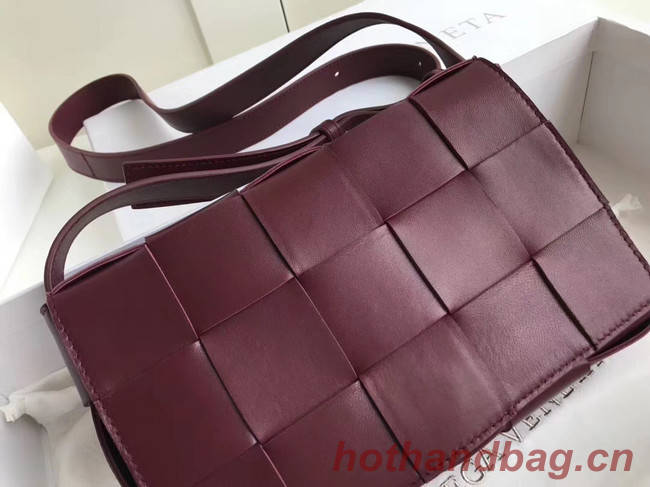 Bottega Veneta Sheepskin Weaving Original Leather 578004 Wine