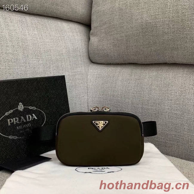 Prada Re-Edition nylon Pocket 82033 dark brown