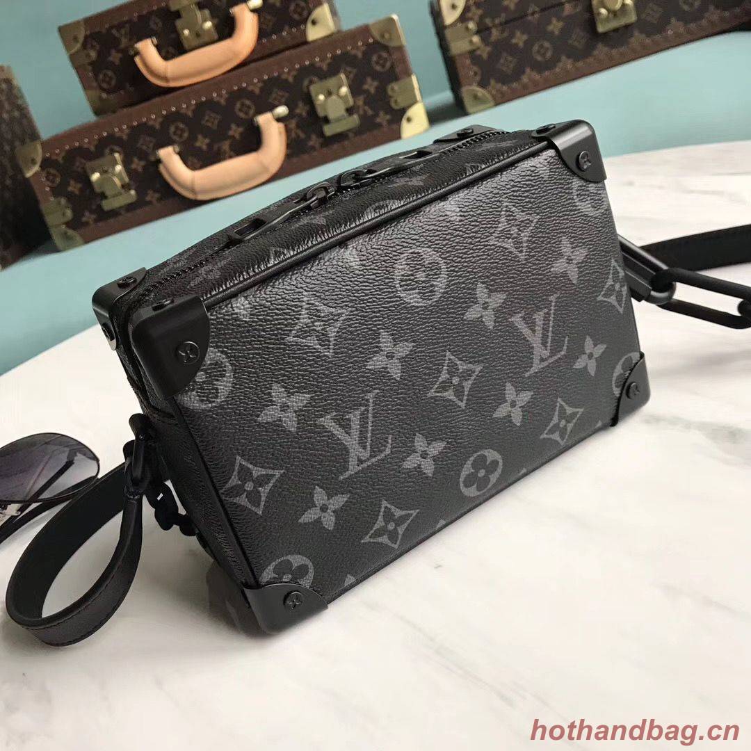 Louis Vuitton Monogram Canvas Original Leather Mini Soft Trunk M44480 Black