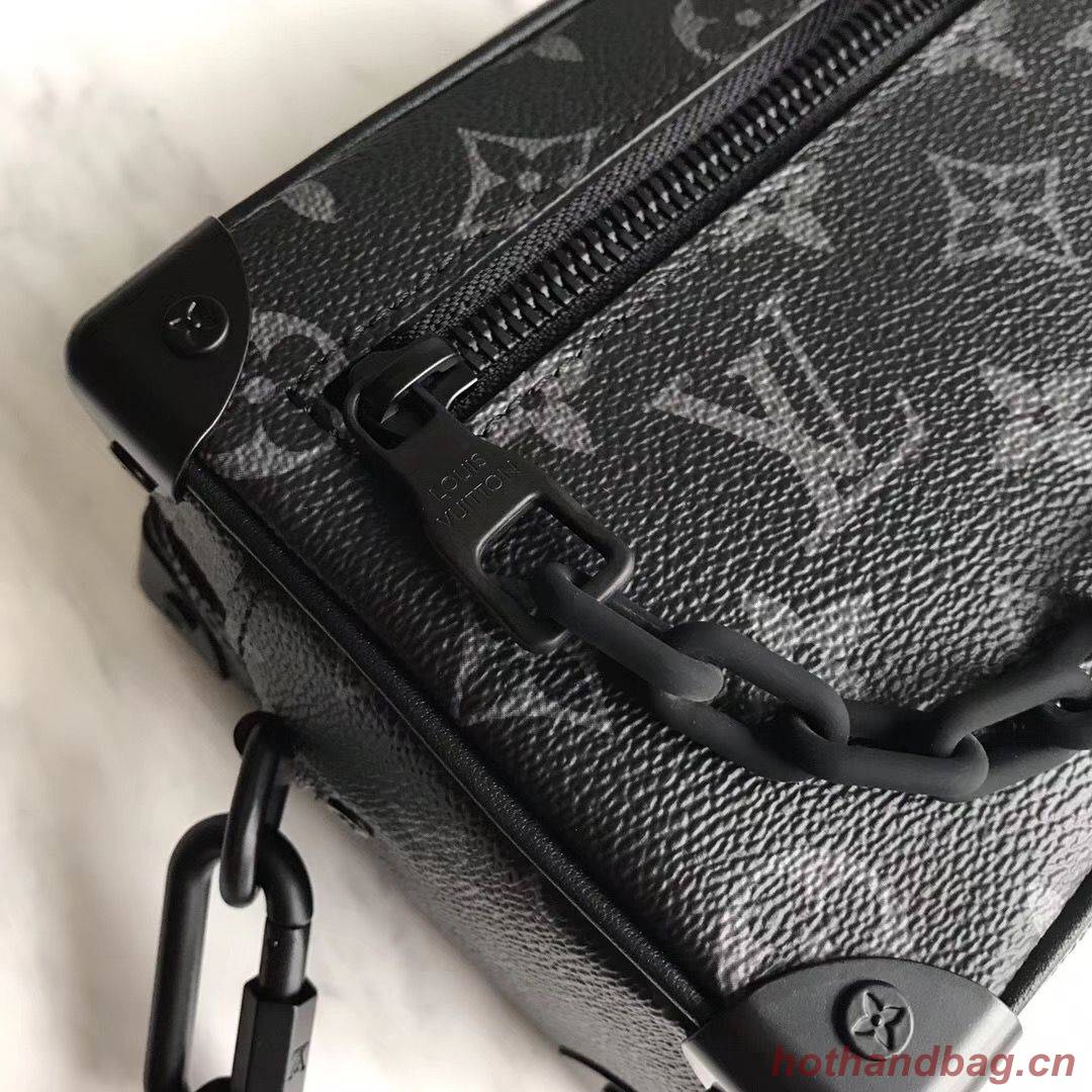 Louis Vuitton Monogram Canvas Original Leather Mini Soft Trunk M44480 Black