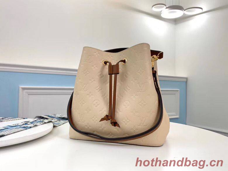 Louis Vuitton Monogram Empreinte Neonoe Original Leather M45256 Cream