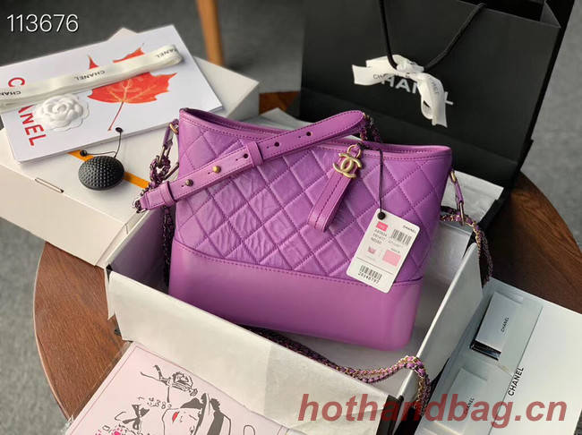 Chanel gabrielle hobo bag A93824 Lavender