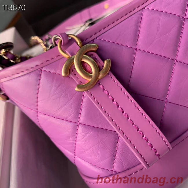 Chanel gabrielle small hobo bag A91810 Lavender