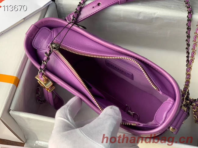 Chanel gabrielle small hobo bag A91810 Lavender