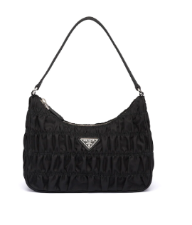 Prada Nylon and Saffiano leather mini bag 1NE204 black