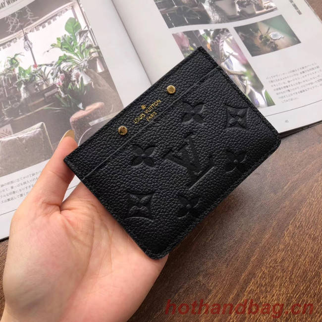 Louis vuitton original CARD HOLDER M69171 black