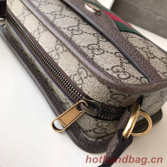 Gucci Ophidia GG Mini Shoulder Bag 598130 brown