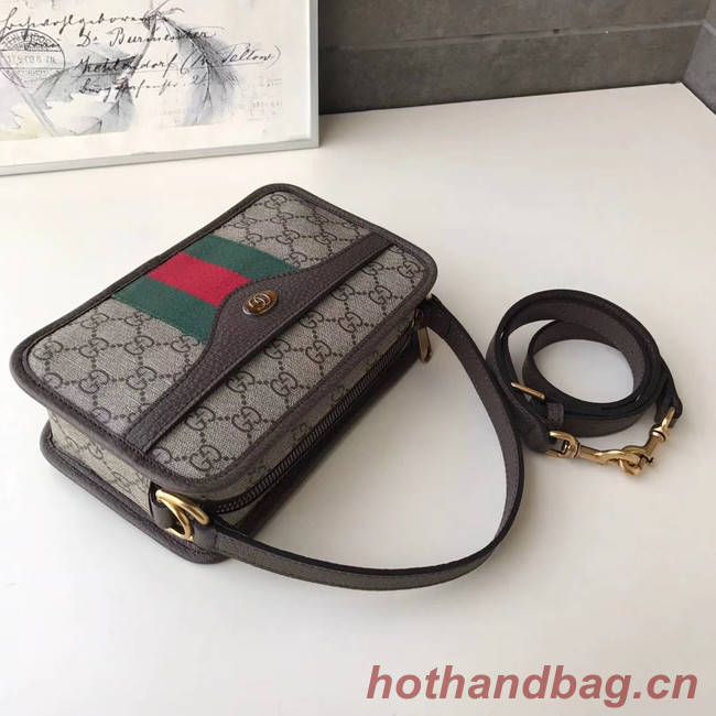 Gucci Ophidia GG Mini Shoulder Bag 598130 brown