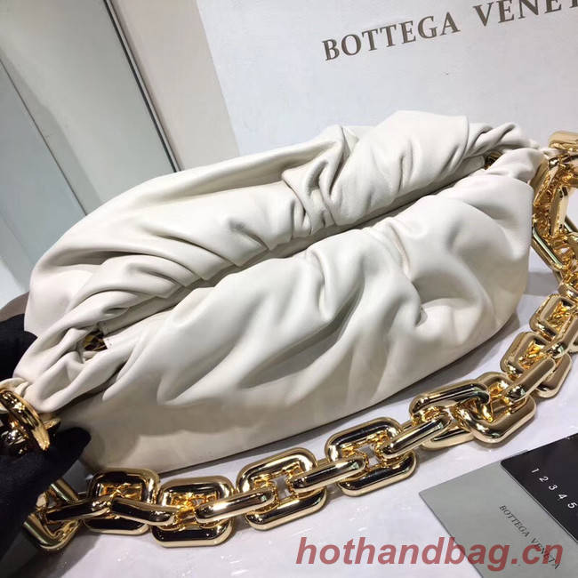 Bottega Veneta Nappa lambskin soft Shoulder Bag 620230 White